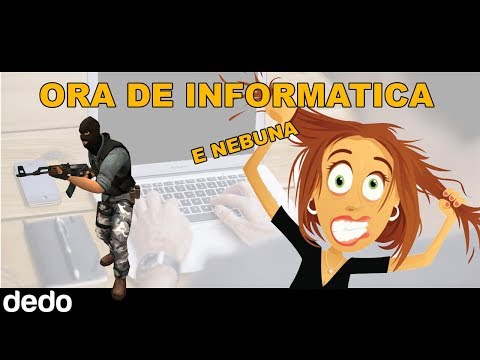 Ora de INFORMATICA in liceu