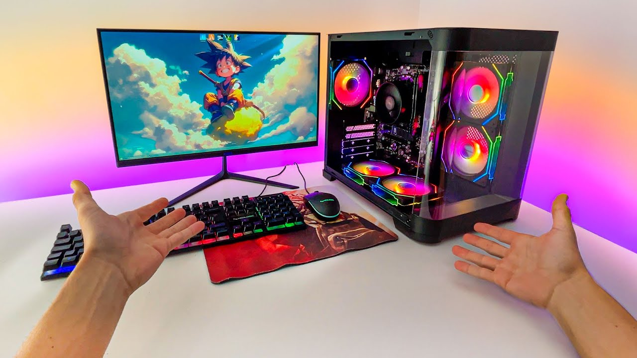 COMPREI O MAIS BARATO PC GAMER QUE RODA TUDO - YouTube