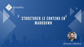 Structurer le contenu en Markdown2