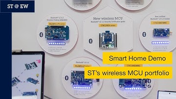 ST@EW2023: Smart Home Demo (STM32WBA52, STM32WB1M, STM32WB55, BlueNRG-LPS, BlueNRG-LP)