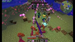 Ritual of Gaia boss fight ftb infinity modpack minecraft
