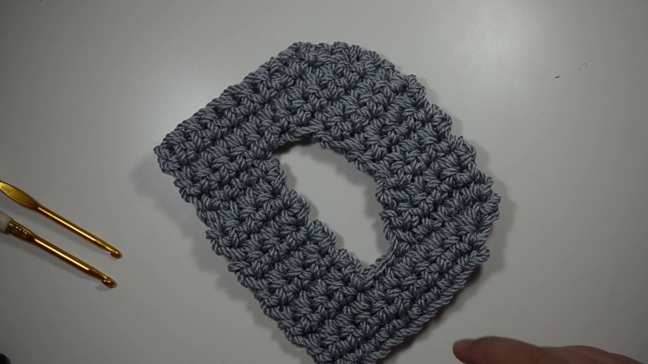 تعليم الكروشيه: حرف d -  how to Crochet: Letter d