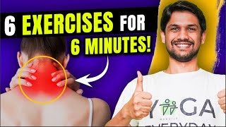 6 Exercises for NECK MOBILITY | Follow Along Video in Hindi | Saurabh Bothra Yoga