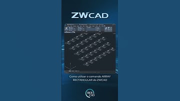 #Shorts Como utilizar o comando ARRAY RECTANGULAR do ZWCAD