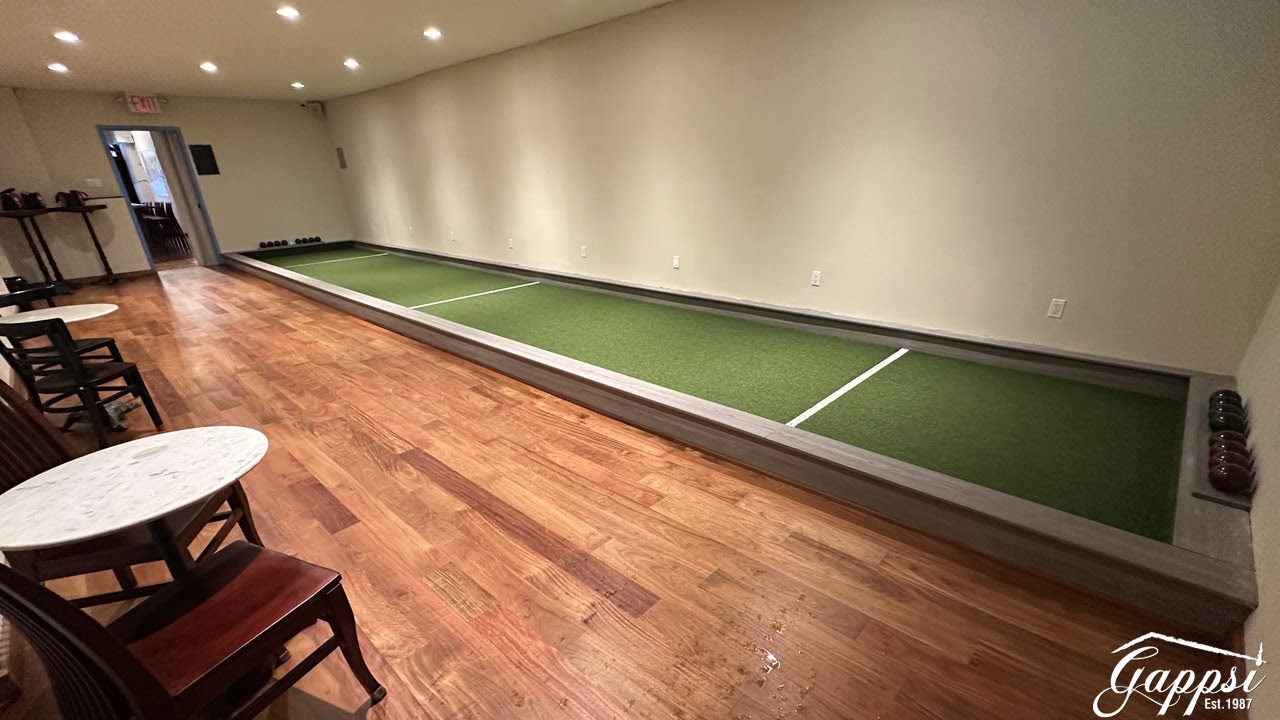Indoor Bocce Ball Sports Game Court Construction In Manhattan NY