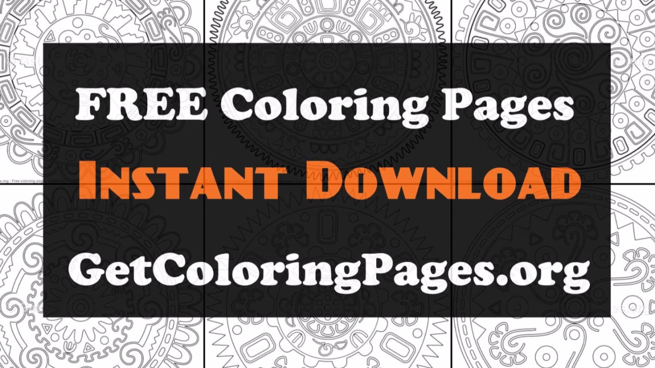 Download Advanced Mandala Coloring Pages Pdf Youtube