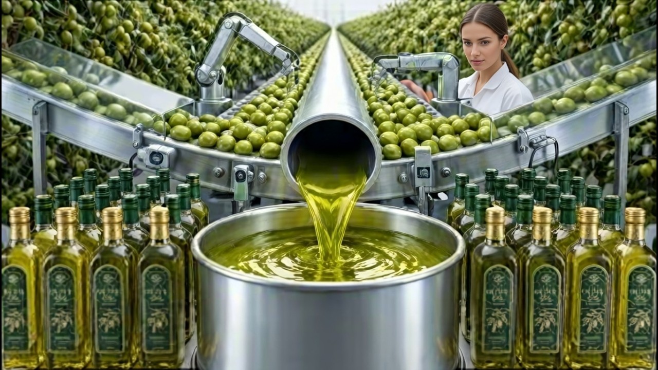 🫒 Inside the 2,000,000 LB Olive Plant: The Insane Extraction of Modern Liquid Gold (Full Process)