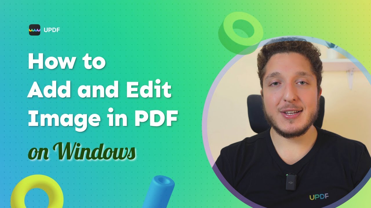 How To Add And Edit Image In PDF On Windows UPDF YouTube