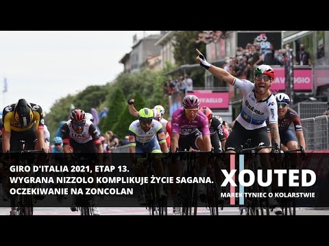 Giro d’Italia 2021, etap 13. Nizzolo w końcu wygrywa i utrudnia życie Saganowi.