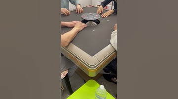 Mahjong table machine operated! #game #mahjong #entertainment #fun #fyp #tablegame #play #chinese