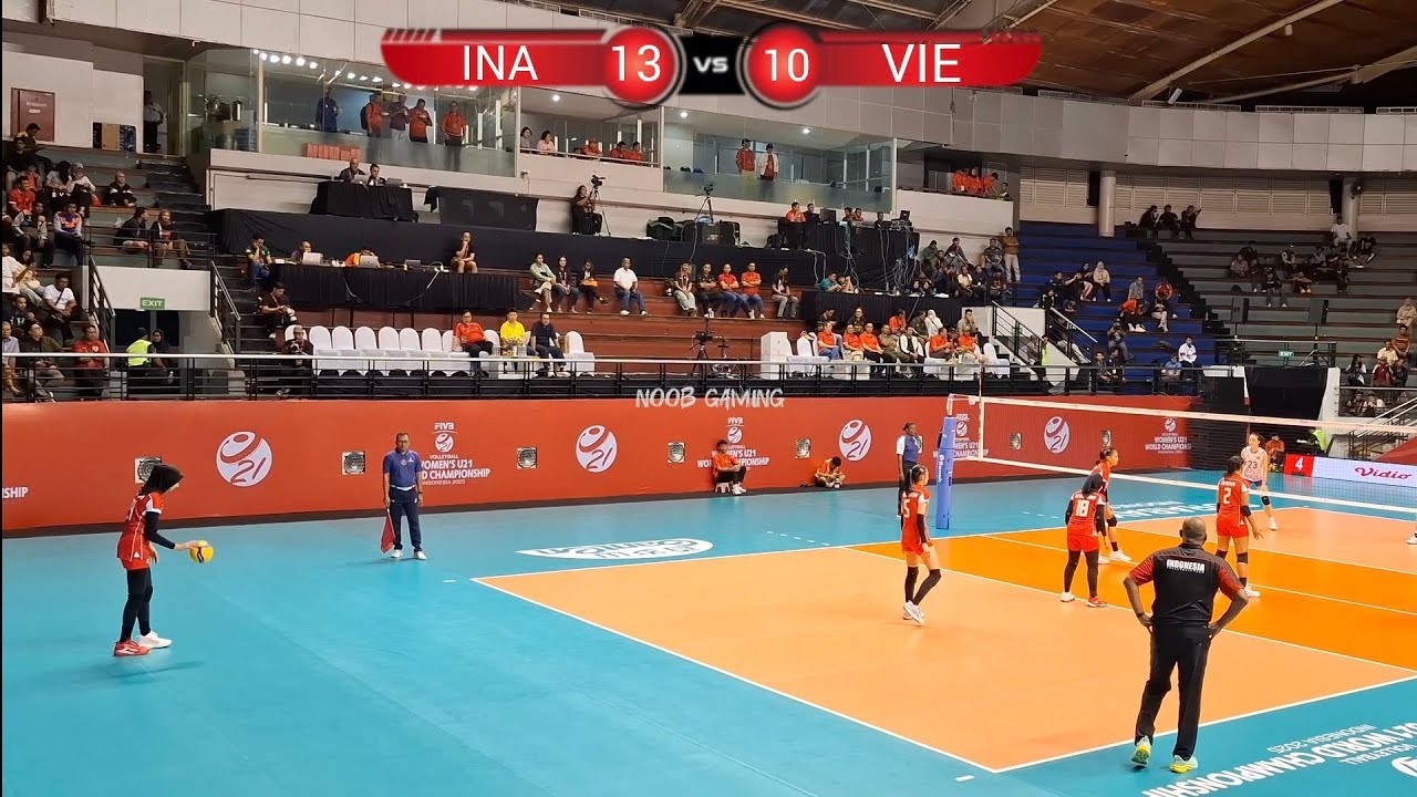 Timnas Voli Putri Indonesia U21 vs Vietnam U21 – Set ke-3 Penentuan! 🏐🔥  