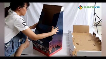 How to make a Greeting Cards floor display?-customized floor display-Safeka Display