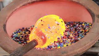 The Most Amazing Glass blowing working Projects with Hot Machine & Workers on High Level