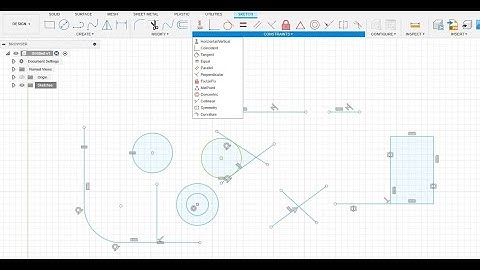 Autodesk Fusion Tutorial - Geometric Constraints