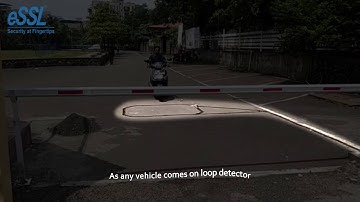 eSSL Boom Gate with Loop detector (Photocell Sensor)