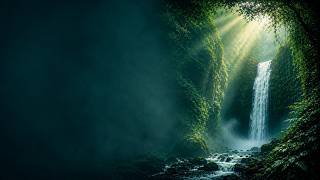 Cascading Solitude β Waterfall Sleep Music | 40 BPM Ambient Soundscape (11 Hours)