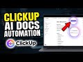 How to download ClickUp and set up AI docs automation - Complete Guide