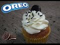 Oreo Cupcakes | Cupcakes de galletas Oreo con frosting cremoso