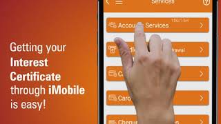 Download your Interest Certificate using iMobile - YouTube
