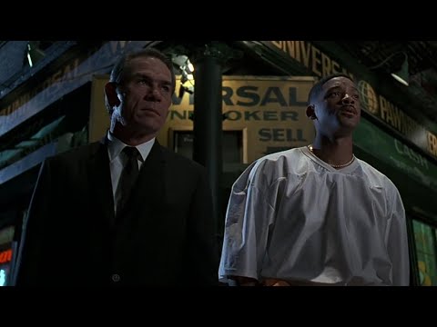 MEN IN BLACK (1997) | First meeting Will Smith with Tommy Lee Jones 🎬 clip