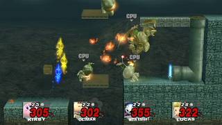 [Wii] Super Smash Bros. Brawl - CPU Fighters in 50-Stock Special Brawls on Mushroomy Kingdom