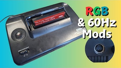 Master System 2 RGB Mod & Switchless Region Mod