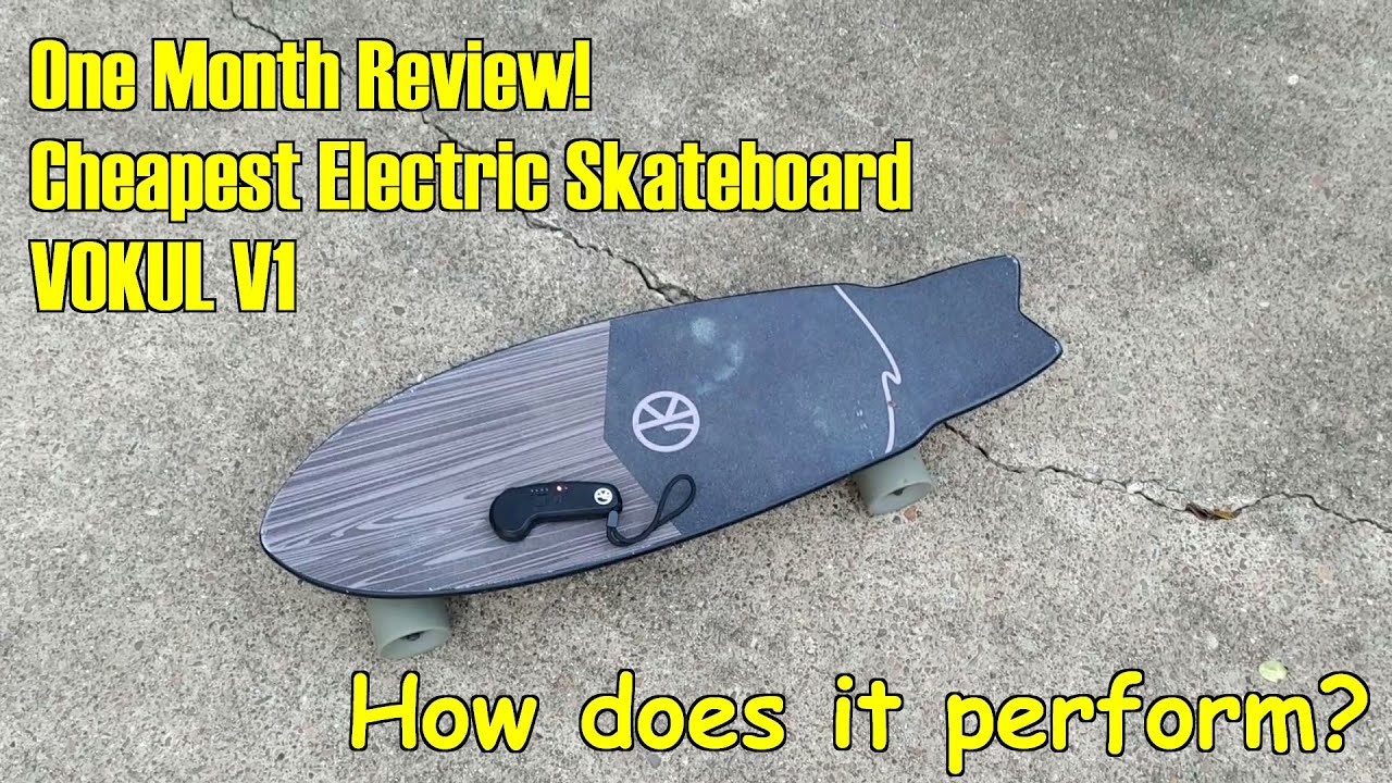 Cheapest Electric Skateboard Review VOKUL V1 YouTube