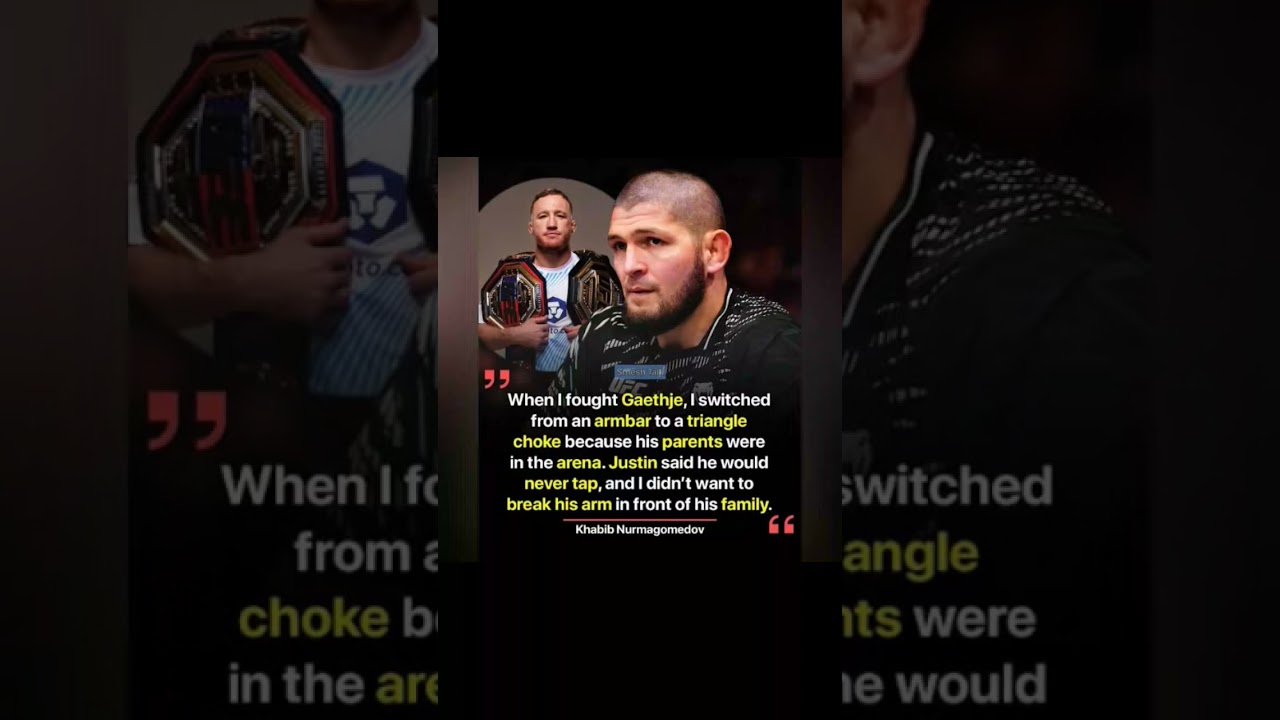 khabib and Gaethje fight