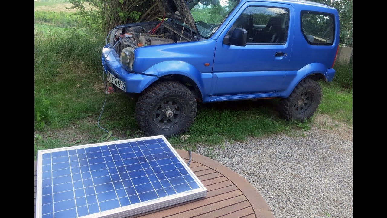 Comment charger batterie de voiture avec panneau solaire ?