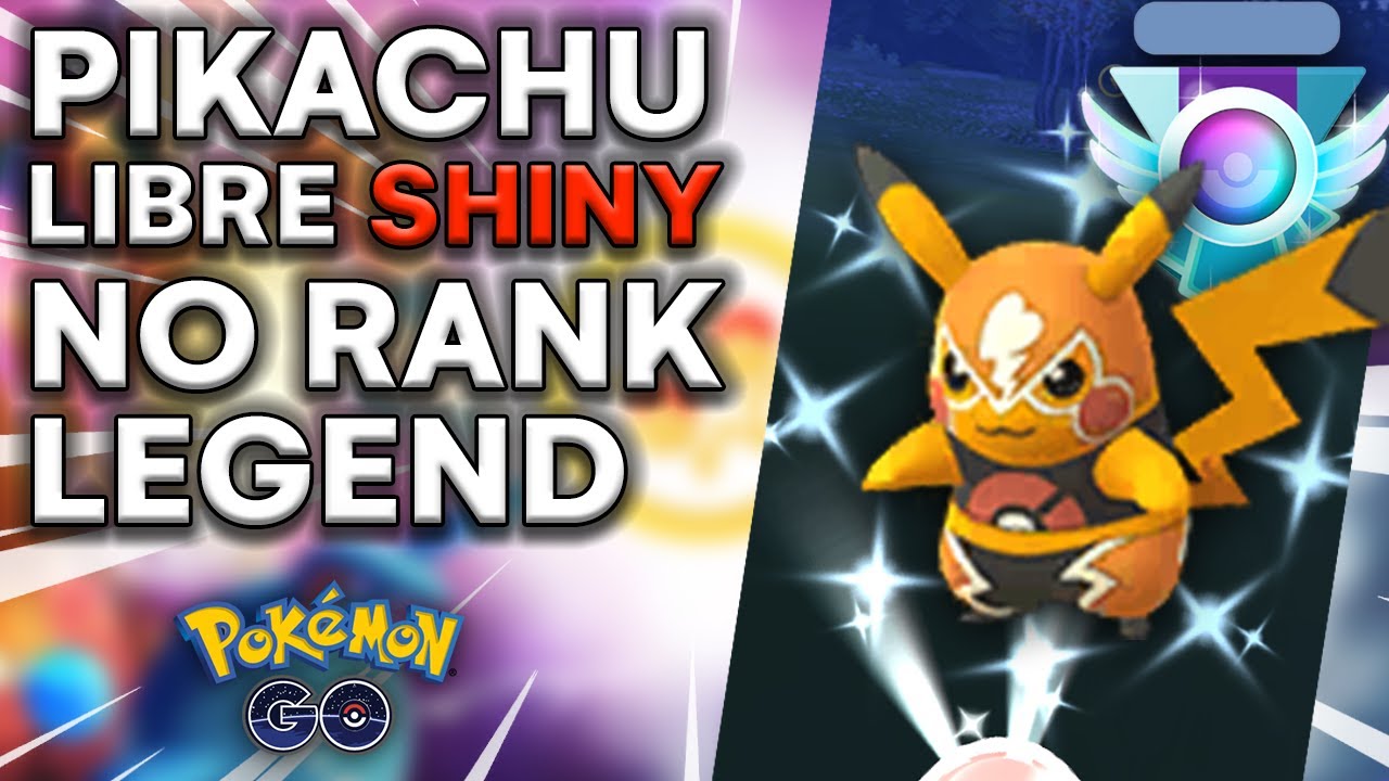 PEGANDO PIKACHU LIBRE SHINY NO RANK LEGEND 