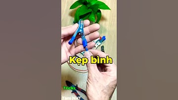 Hướng dẫn cách gắn dây điện vào kẹp bình chắc chắn và tiếp điện tốt #tricks #shorts