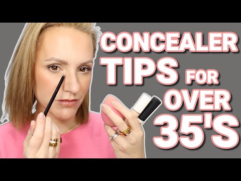 OVER 35? TRY THESE UNDER-EYE CONCEALER TIPS U0026 TRICKS | Over 40 Makeup