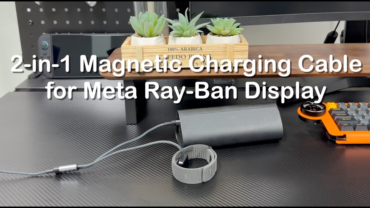 Magnetic Charger for Meta Ray-Ban Display Glasses