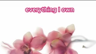 EVERYTHING I OWN #SWEETNOTES 