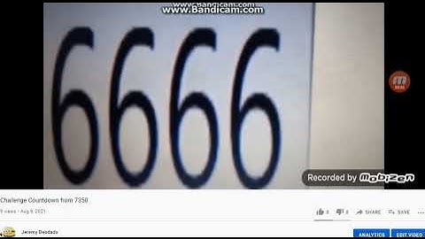 Challenge Countdown from 7500