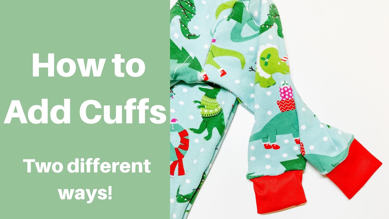 How to easily add cuffs - two different ways!! With Baby Lock Vibrant serger