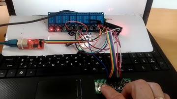 Управление реле через браузер и кнопками на arduino nano и Ethernet Shield W5100 mini.