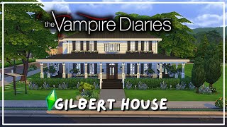 The Vampire Diaries  Gilbert House (Elena's House) | The Sims 4 Speed build
