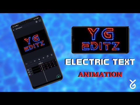 Electric Text Animation/ Alight motion Tutorial/ YG EDITZ