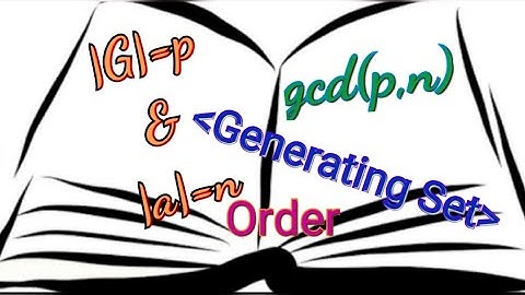 Order with gcd-Generator-set - LC5 - Group Thoery- IIT JAM-CSIR NET-Bsc