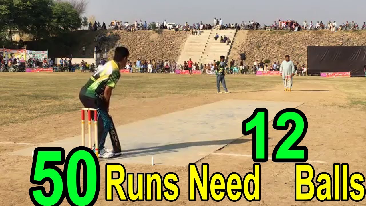 50 Runs Need in 12 balls Fantastic Cricket Match in Cricket History