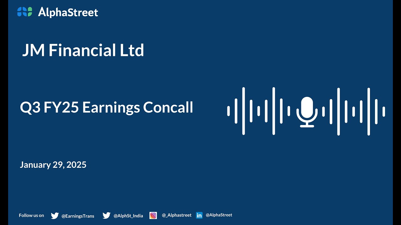 JM Financial Ltd Q3 FY2024-25 Earnings Conference Call