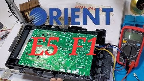 Orient DC inverter AC E5 F1 error code#233#