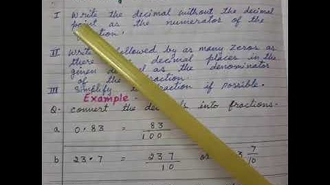 Class V (Mathematics) Chapter No. 10 "Decimals" (Video 2) (Attachment in description box)
