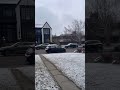 First snowfall experience here in Calgary — it’s -1°C and absolutely magical! ❄️☃️