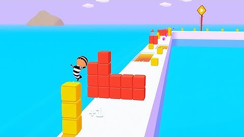 New Satisfying Mobile Gaming Cube Surfer Best Tiktok Free Gameplay Walkthrough All Levels.