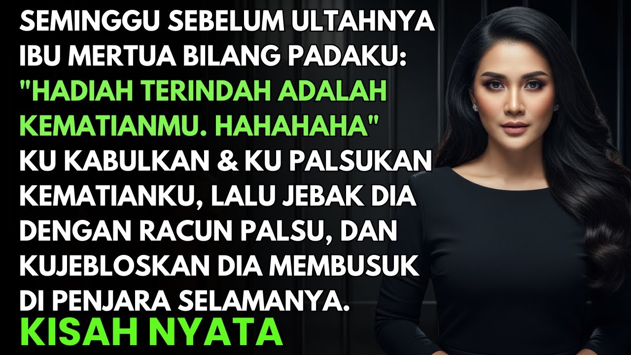 IBU MERTUA MENGINGINKAN HADIAH KEMATIANKU DI HARI ULTAHNYA - KUPALSUKAN KEMATIANKU DAN KUJEBAK DIA..