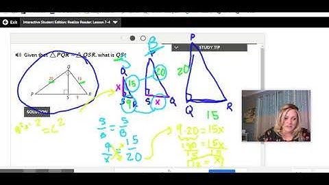 Lesson 7 4 Similarity in Right Triangles - Savvas enVision Geometry Tutorial