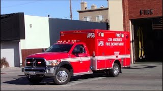 LAFD Advanced Provider 58 Responding