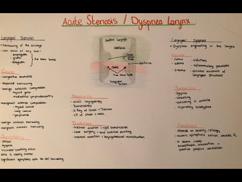 Video: Chronic Laryngeal Stenosis - Causes, Symptoms, Treatment And Consequences